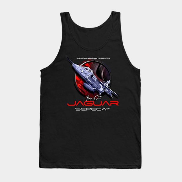 Sepecat Jaguar English French fighterjet Tank Top by aeroloversclothing